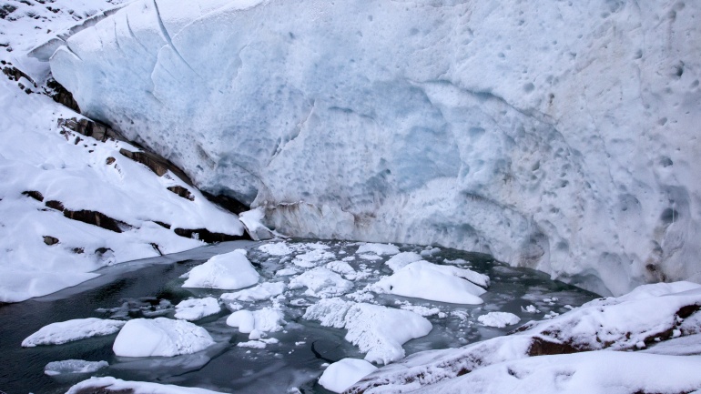 La fonte des glaces